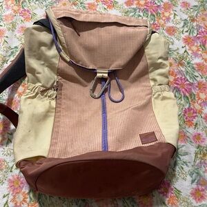 Lululemon Casual Multi-Color Men’s Backpack - Pink, Cream & Brown Need To Wash